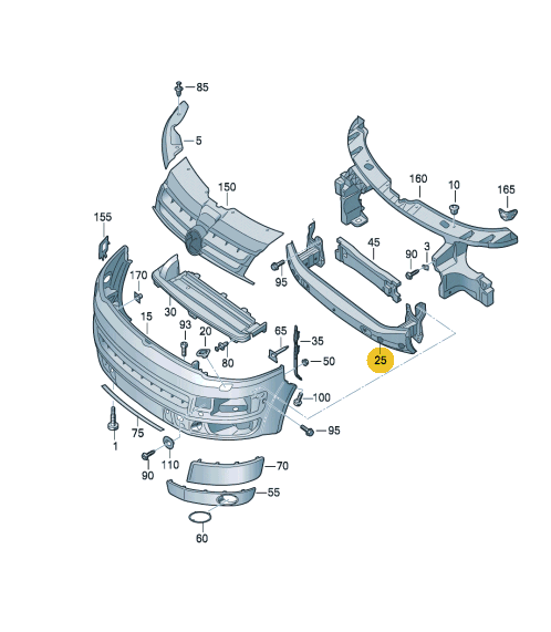 Comment enlever les pare-chocs avant et arrière VW T6 Transporter, Caravelle, Mu