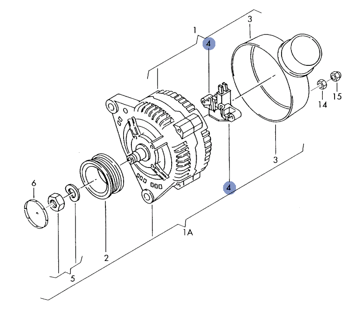 Таблетка на генератор JP Group 1190200400