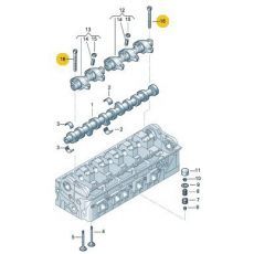 Болт коромысла М8х90 VAG 038103714A