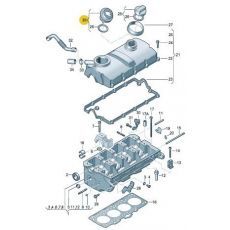 Горловина маслозаливная AXC AXB VAG 038115301A