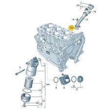 Горловина маслозаливная AXC AXB кольцо VAG 06A103483D