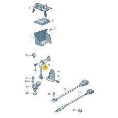 Датчик импульсов коленвала AXB AXC VAG 038957147F