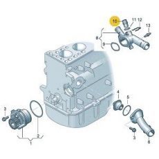 Датчик температуры в радиатор VAG 06A919501A