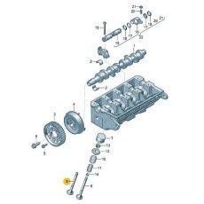 Клапан впускной AXD,AXE,BLJ,AXC,AXB Kolbenschmidt 331033