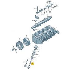 Клапан выпускной AXD,AXE,BLJ,AXC,AXB MAHLE 029VA31103100