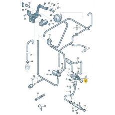 Клапан системы циркуляции ОГ кольцо AXD AXE VAG 07Z133557