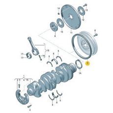 Маховик 2,5TDI AXE BPC Luk 415025110