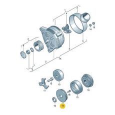 Муфта генератора +Touareg VAG 070903115C