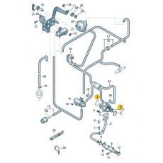 Охладитель наддува воздуха Зажим AXD AXE VAG 1J0145769C