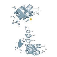 Прокладка турбины AXD,AXE VAG 070145757