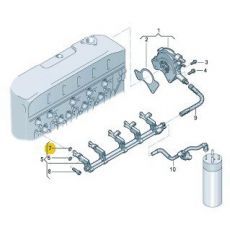 Кольцо топливной рейки большое VAG N90932603