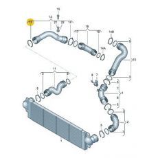 Охладитель наддува воздуха Зажим AXB AXC BRR BRS VAG 1J0145769B