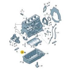 Пробка масляного поддона VAG N90813202
