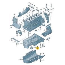 Пробка масляного поддона VAG N90813202