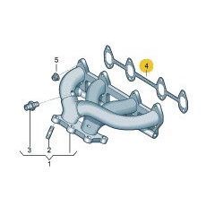 Прокладка выпускного коллектора AXA VAG 06A253039L