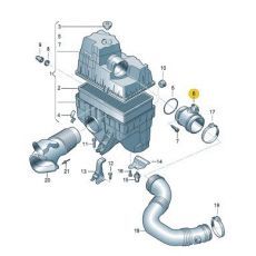 Расходомер воздуха BDL + TOUA VAG 07D906461V