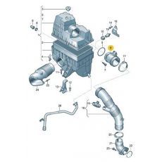 Расходомер воздуха AXD,AXE + TOUAREG + T-4 150 л.с. BOSCH 0281006759
