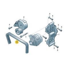 Ремень генератора AXB AXC >>2006 AXA 2003>> CONTITECH 6PK1120