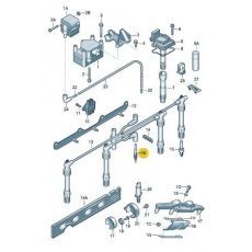 Свеча накала AXC AXB AXD AXE VAG N10579202