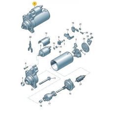 Стартер 1.9 KRAUF STB1293BA