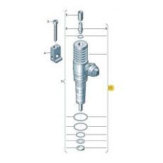 Форсунка/насос BRR BRS VAG 038130073BN