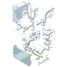 Шланг системы охлаждения VAG 7H0121051G