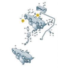 Трубка турбины штуцер VAG 059145911A