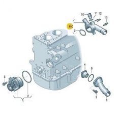 Тройник тосольный BRR BRS JP Group 1114502900