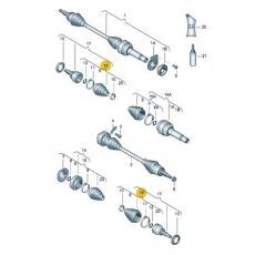 Пыльник на ШРУС наружный 1,9 GKN 305967