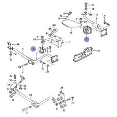 Подушка двигателя Febi 03688