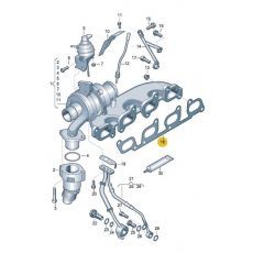 Прокладка выпускного коллектора 2.0L Victor Reinz 71-40504-00