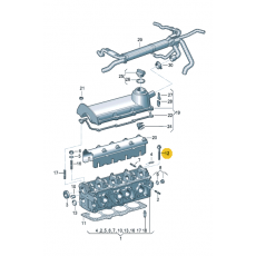 Болт ГБЦ комплект AXA М10х115 Victor Reinz 14-32126-01