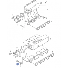 Болт впускного коллектора VAG N0447553