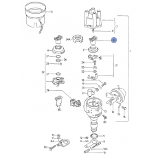 Бегунок (простой) мотор MV SS +T4 BREMI 9051