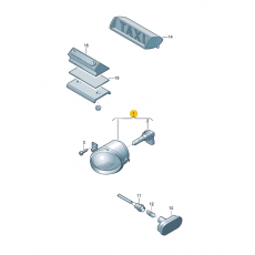 Фара противотуманная левая Hella 1N0010375-311