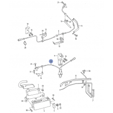 Датчик числа оборотов ABS VAG 701927807F