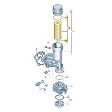 Фильтр масляный [картридж] 1.9 L MANN HU719/7X