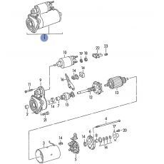 Стартер все моторы с механической КПП Tesla TT15561