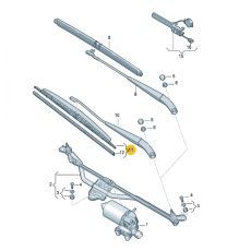 Щетки бескаркасная 600 мм  ALCA 054000