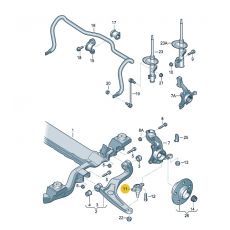 Шаровая опора VW T5 нижняя PILENGA TS-P3978