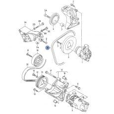 Ремень генератора 99>> CONTITECH 6PK1715