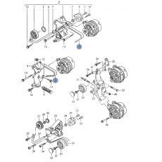 Ремень генератора поликлиновый 93->> +AAC BOSCH 1987947938