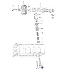 Клапан впускной D34,L105 FRECCIA R3646/S