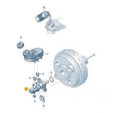 Главный тормозной цилиндр METELLI 05-0832