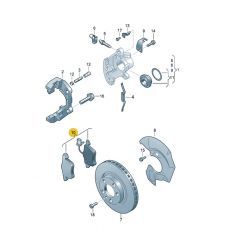 Колодки тормозные передние R17 с датчиком Fremax FBP1366