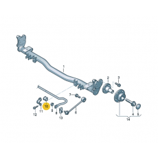 Втулка стабилизатора зад. подвески VAG 2K0511413D