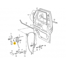 Моторчик стеклоподъемника L VAG 701959801