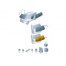 Стекло на распашонку L KMK GLASS VLWS0034