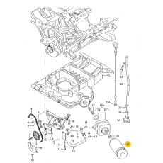 Фильтр масляный MAHLE OC311