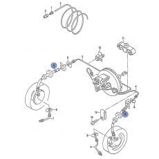 Трубка тормозная передяя BREMBO T85103